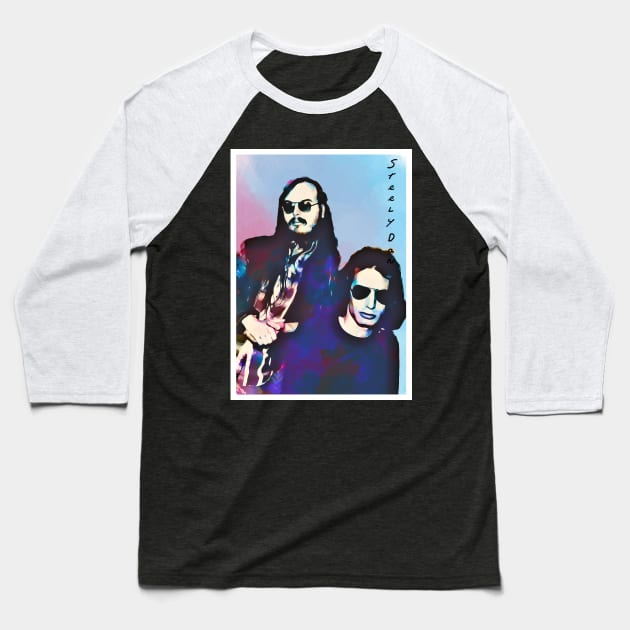 Poster Art Steely Dan Baseball T-Shirt by Next And Stop